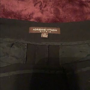 Black pencil skirt gold buttons